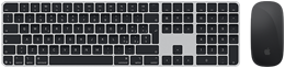 Magic Keyboard con Touch ID e Magic Mouse visti dall’alto