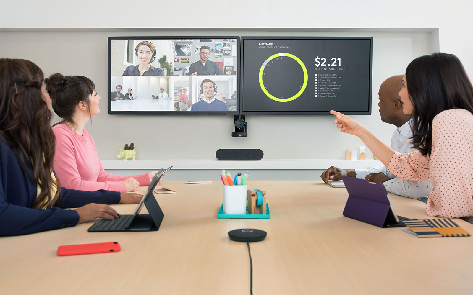 Sistemi di videoconferenza One-click Meeting da remoto in un solo click | Elmec e Logitech